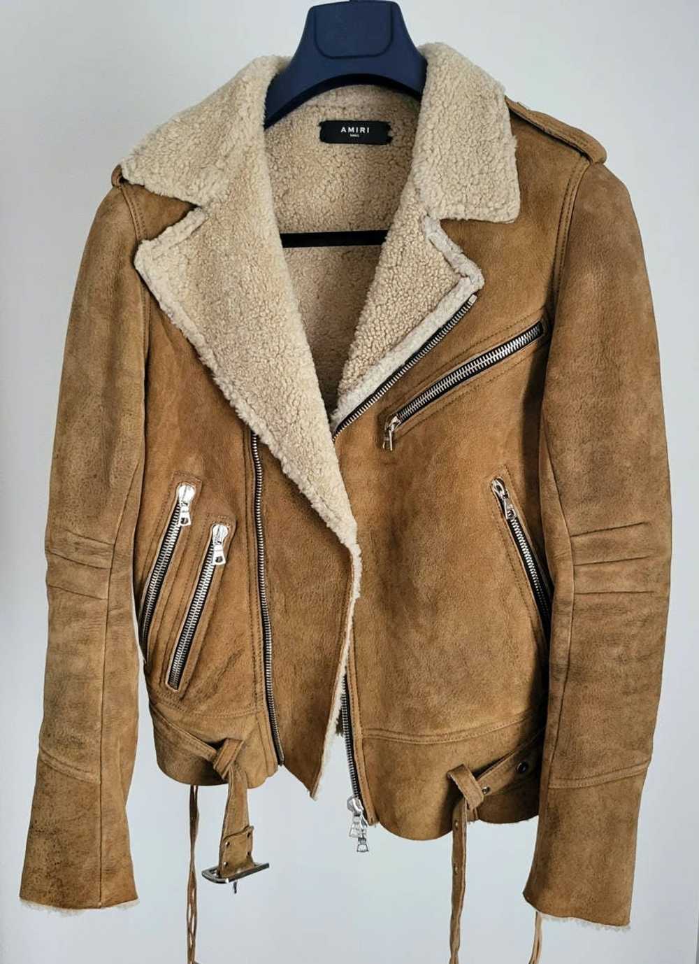 Amiri Amiri Shearling Leather Rider Jacket 2016 C… - image 2