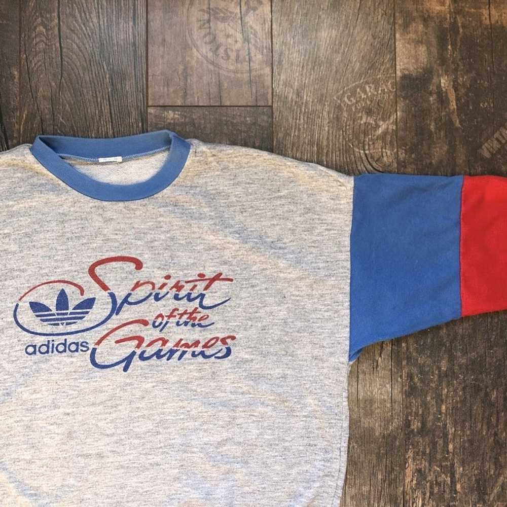 Adidas × Vintage Adidas Spirit of the Games sweat… - image 2