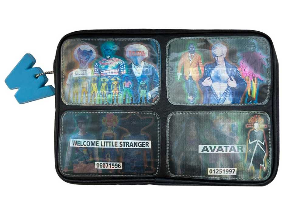 WALTER VAN BEIRENDONCK HOLOGRAM COSMETICS BAG - image 1