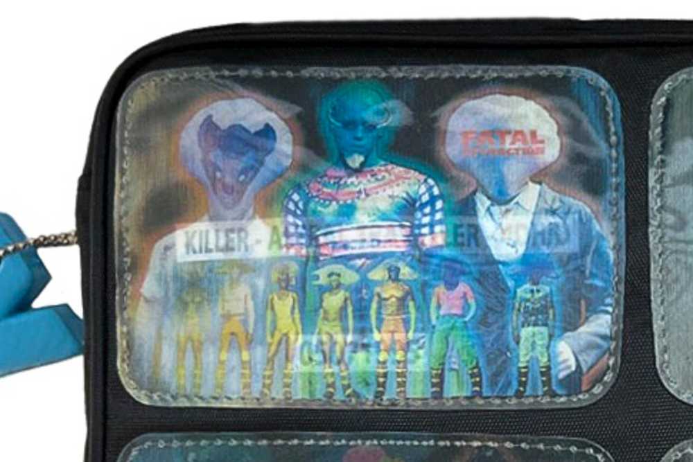 WALTER VAN BEIRENDONCK HOLOGRAM COSMETICS BAG - image 3