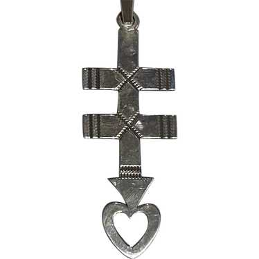 Cross and Heart Pendant by Thomas Jim