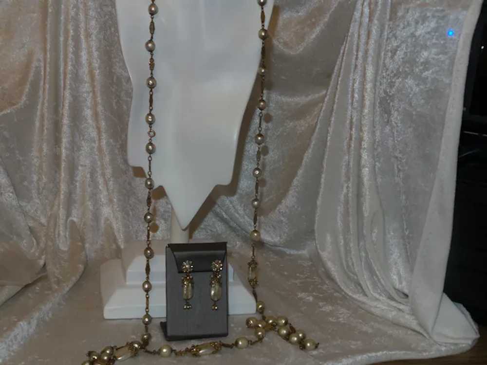 Vintage Faux Blister Pearl and Faux Baroque Pearl… - image 6