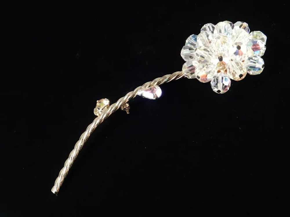 Alice Caviness Crystal Glass Bead Rhinestone Long… - image 3