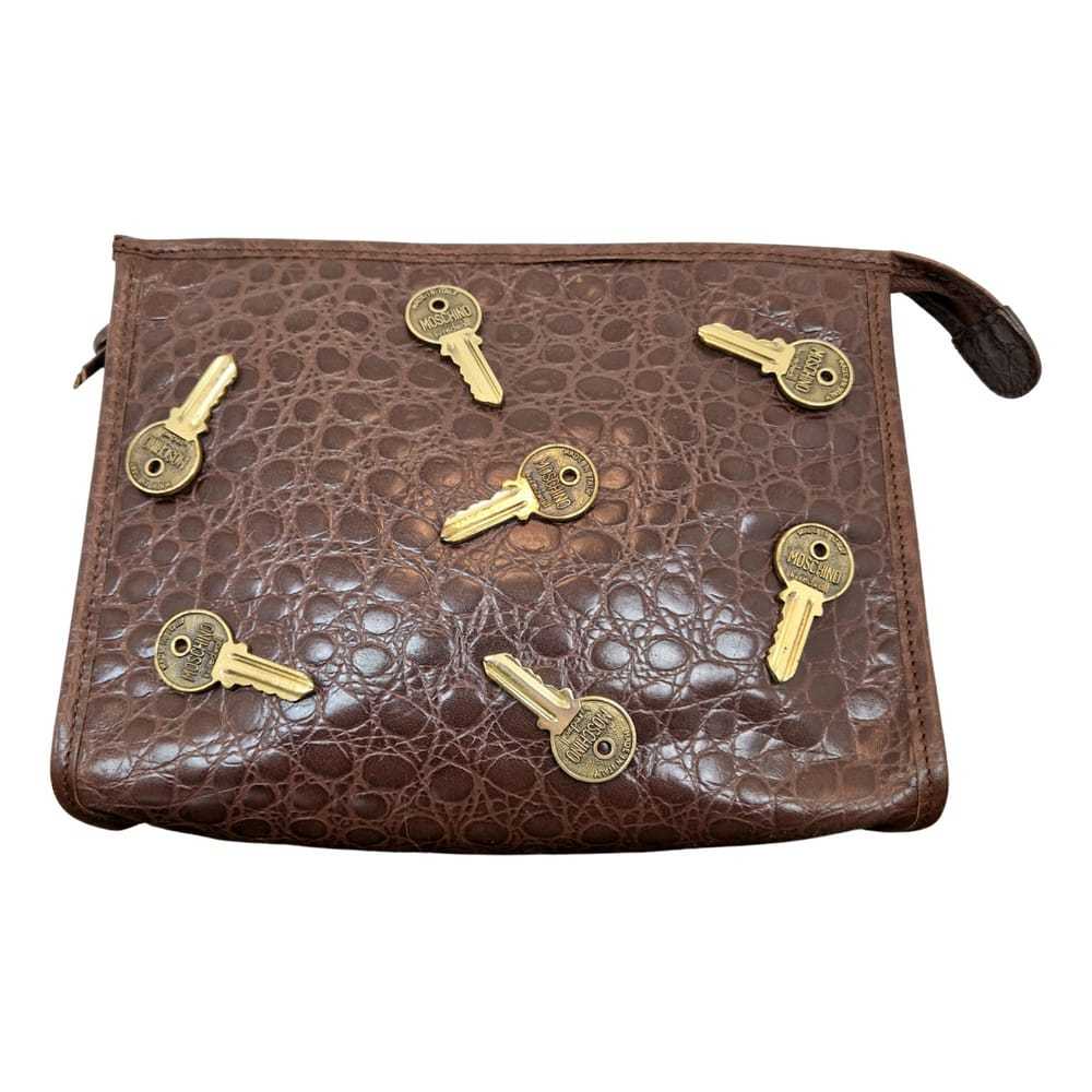 Moschino Leather clutch bag - image 1