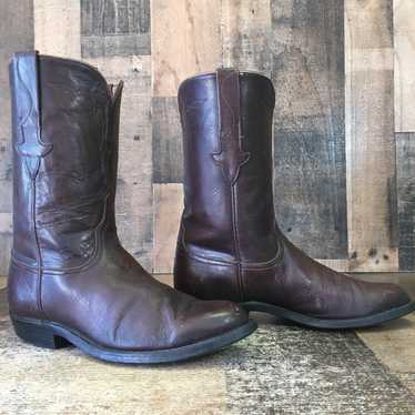 Lucchese Lucchese P0468 Vtg Classic Brown Roper Co