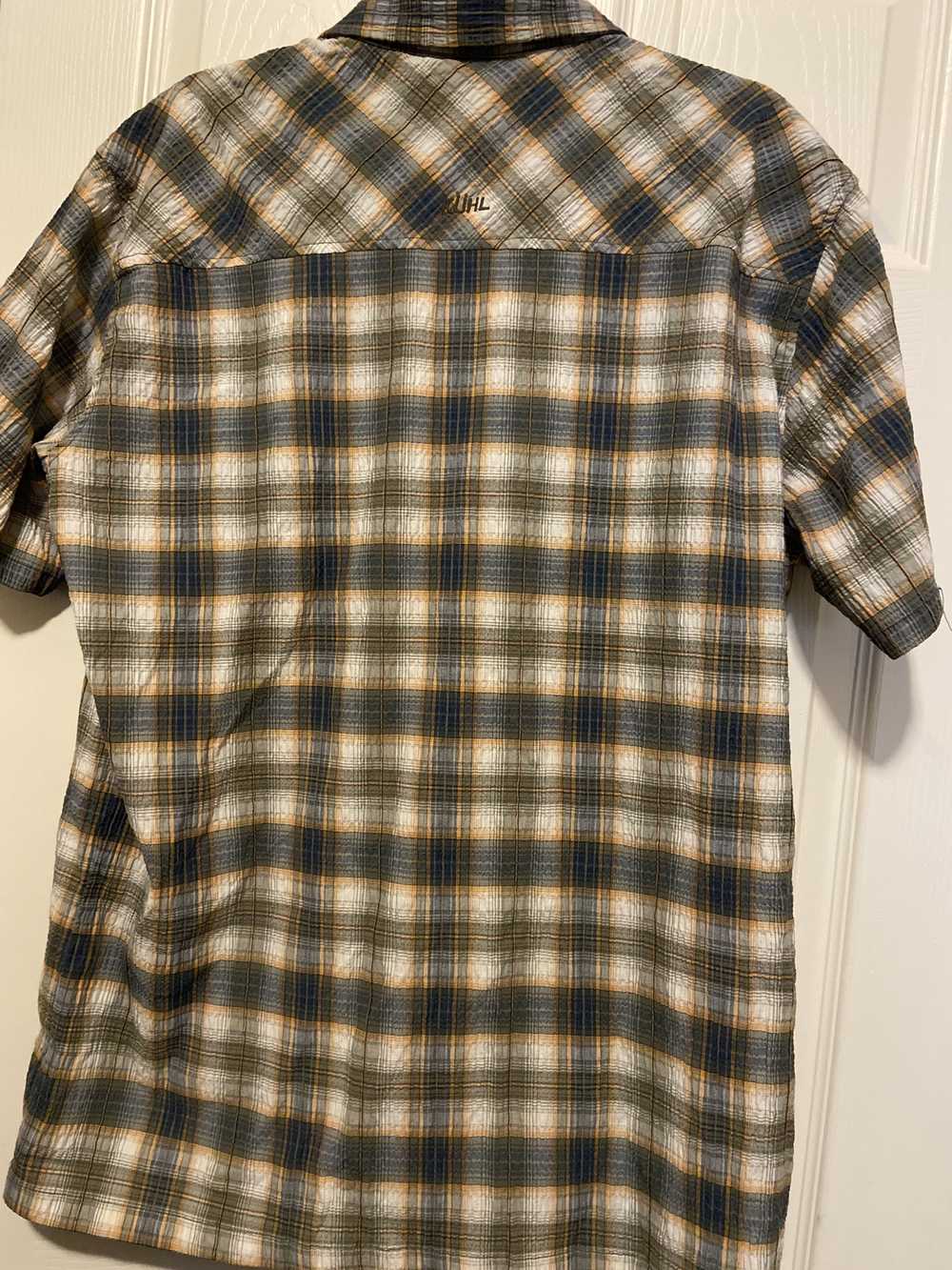 Kuhl Kuhl Shirt Mens Size XL Tan Brown Plaid Meta… - image 3