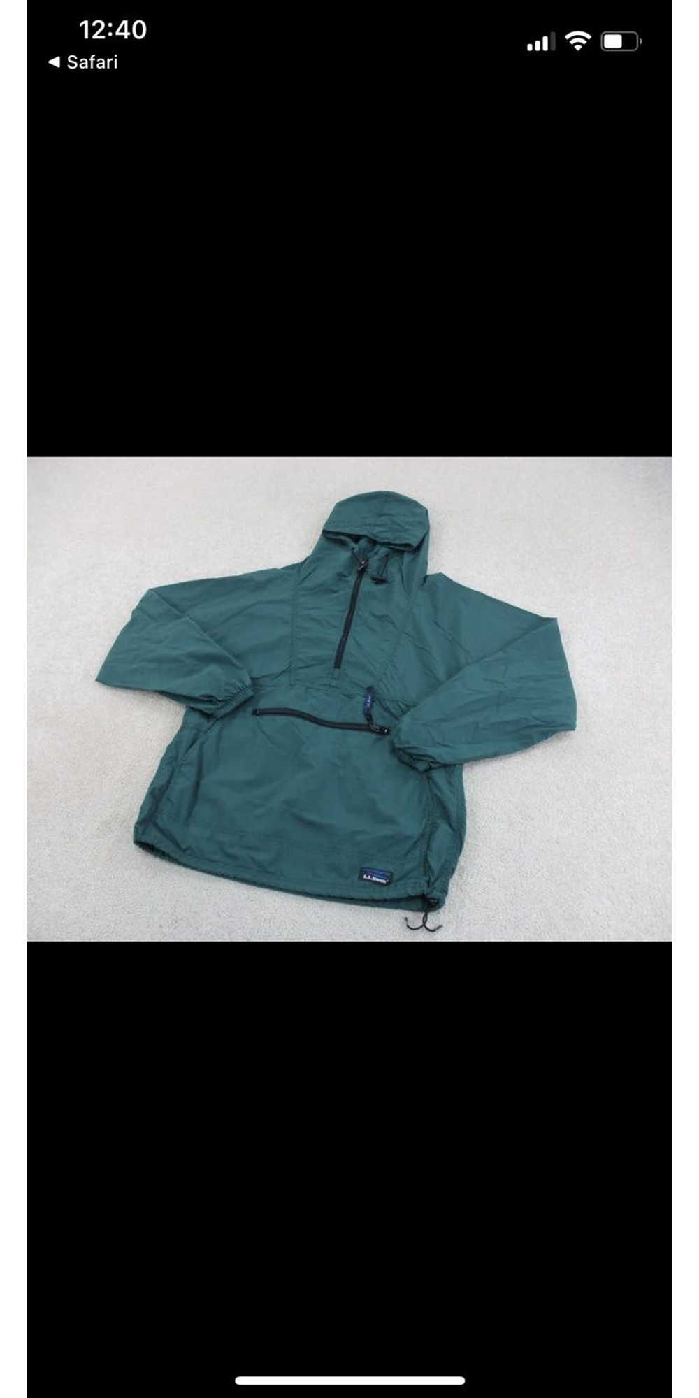 L.L. Bean Vintage green LLbean pullover - image 5