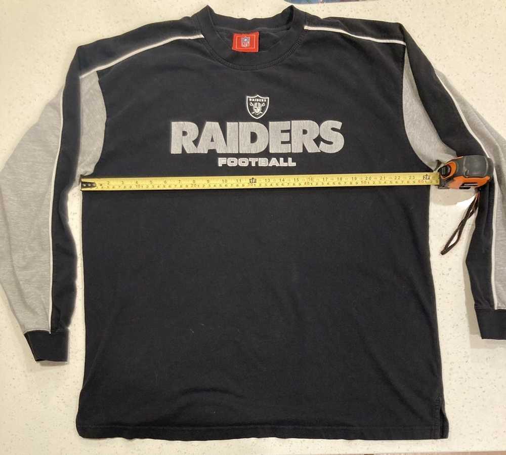 Vtg Pro Club Heavyweight Mens XXL Black Long Sleeve T-Shirt Raiders USA NFL
