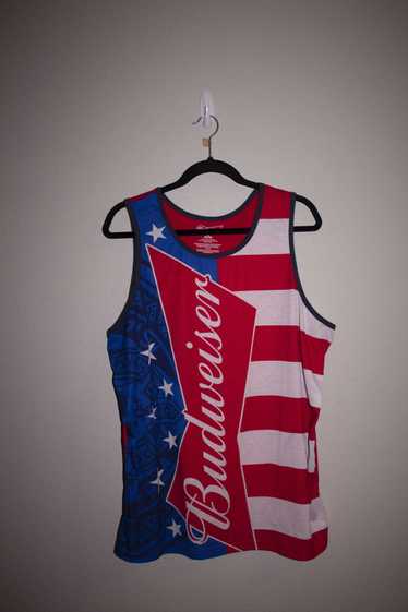 Budweiser × Vintage Budweiser American Flag All Ov