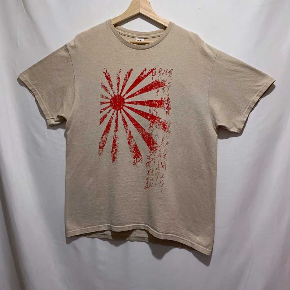 Vintage Japan Rising Sun T Shirt Size Large - image 2