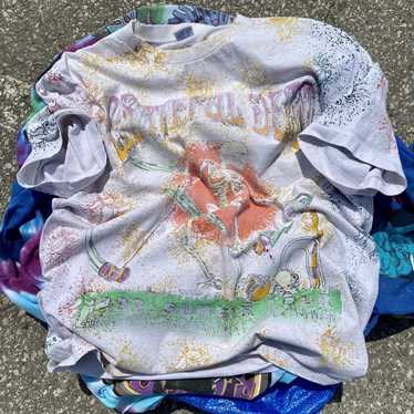 1992 Grateful Dead Spring Tour Liquid Blue T Shirt Size XL – Rare VNTG