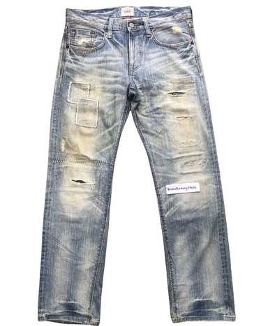 ⚡️[Hight Quality] - Quần Jeans Luon Vuituoi x Human Made Monogram Crazy  Denim Pants, Quần Bò LV ống suông