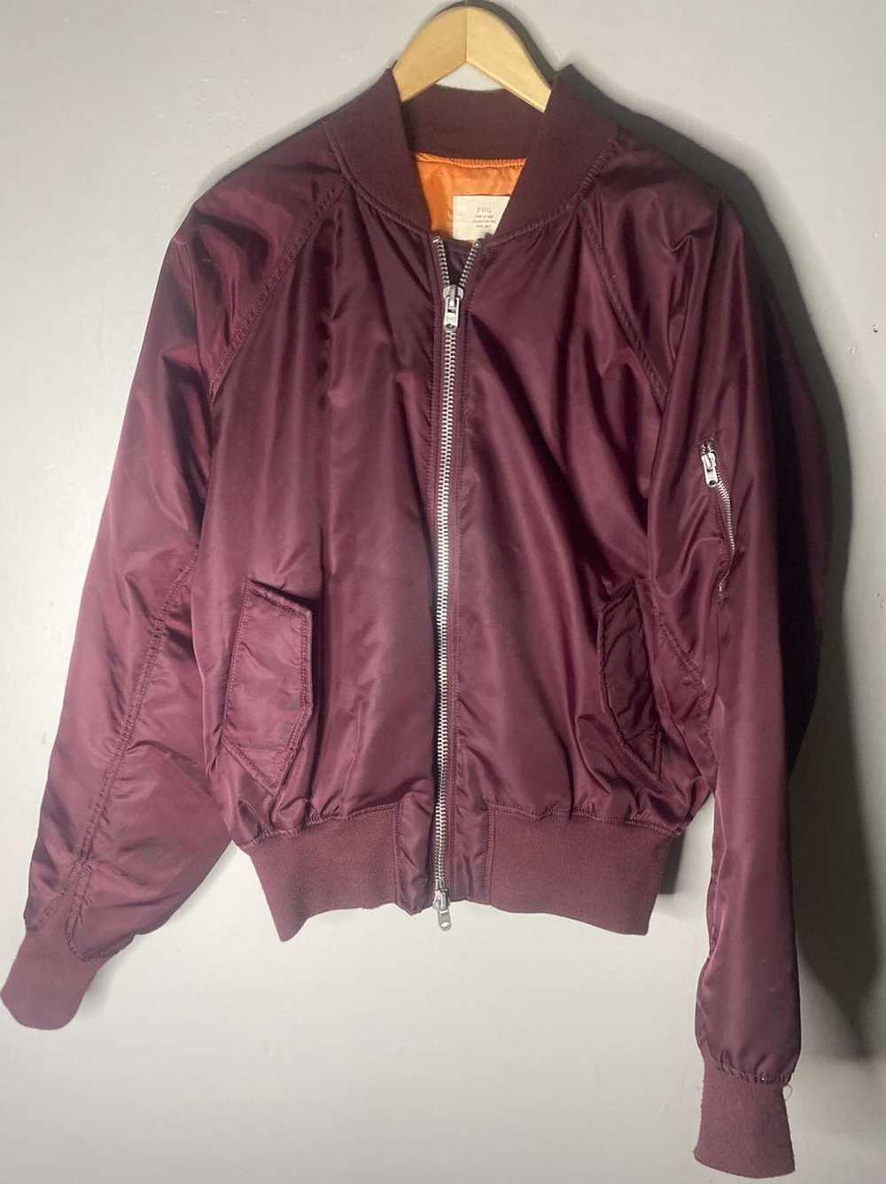 FOG × Fear of God Fear of god Pacsun maroon jacke… - image 1