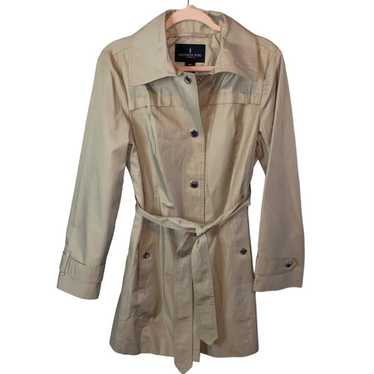 London Fog London Fog Cream Rain Jacket Trench Co… - image 1