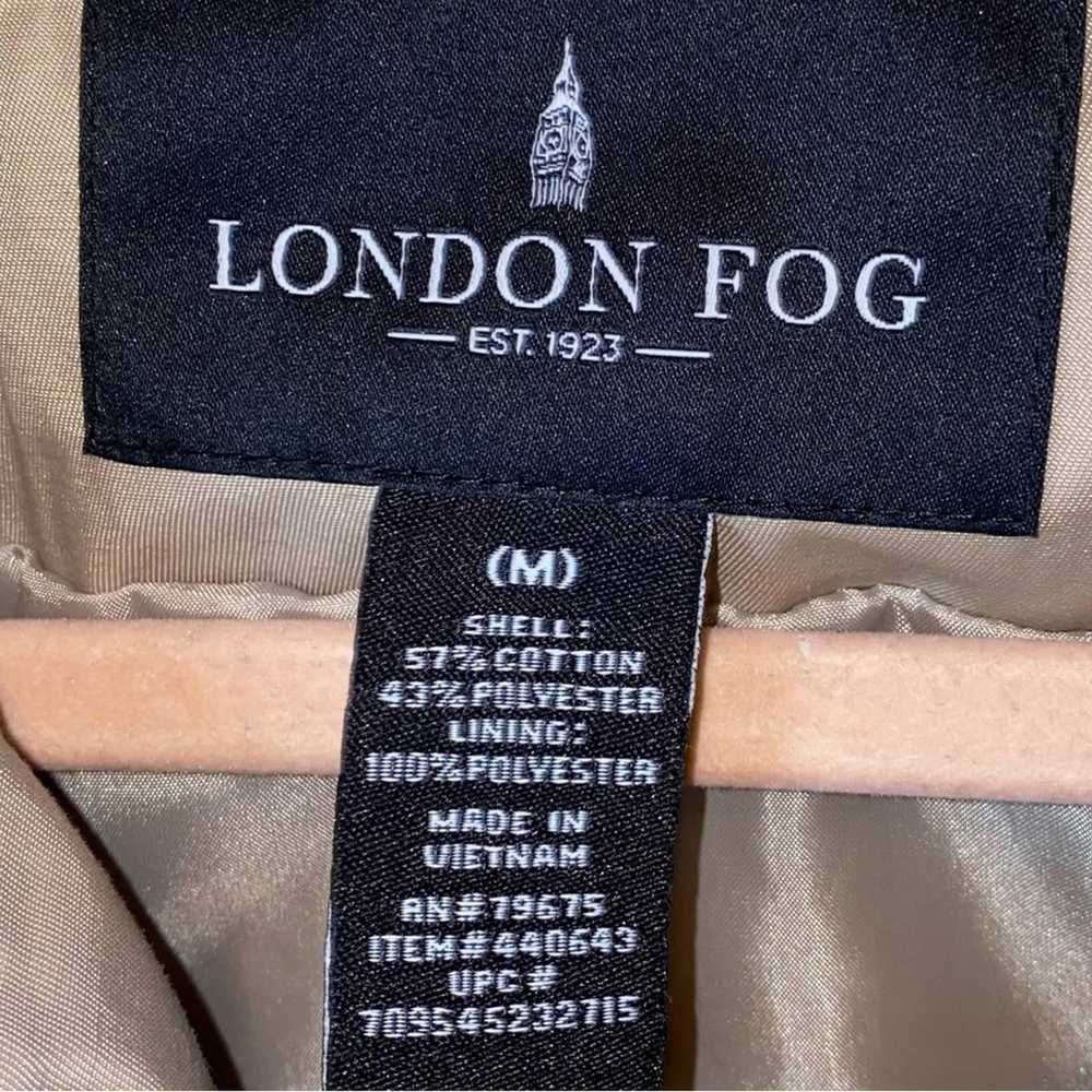 London Fog London Fog Cream Rain Jacket Trench Co… - image 5