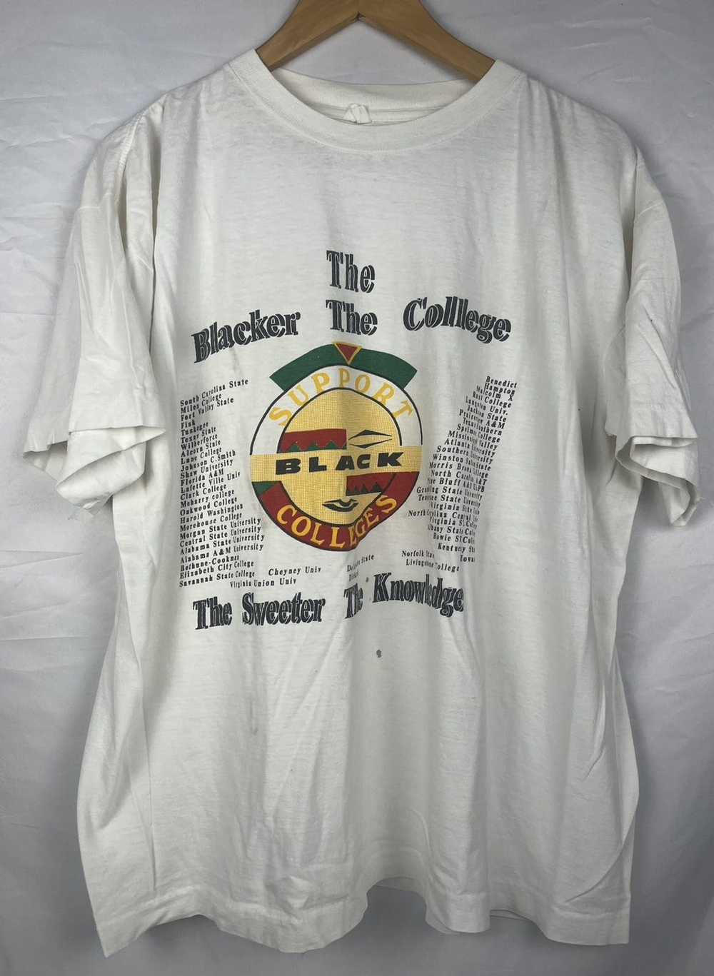 Vintage 1980's 'The Black The College-The Sweeter… - image 1