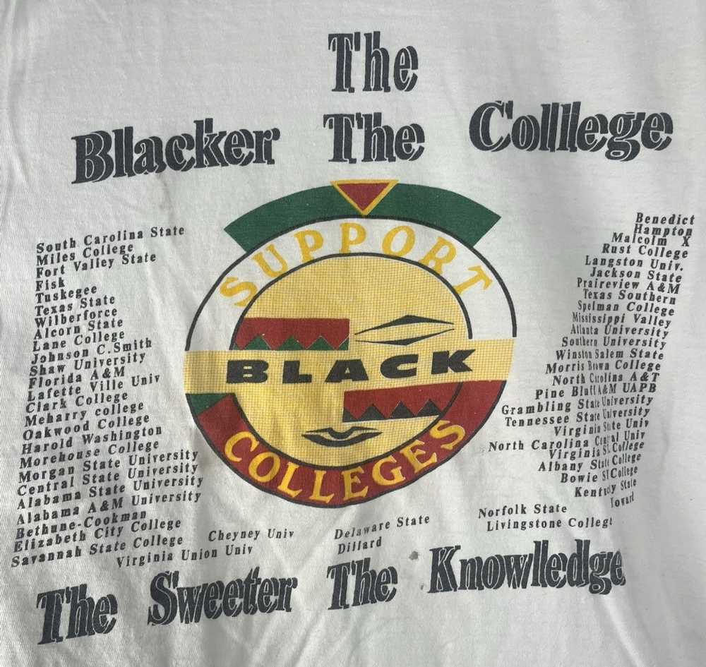 Vintage 1980's 'The Black The College-The Sweeter… - image 2