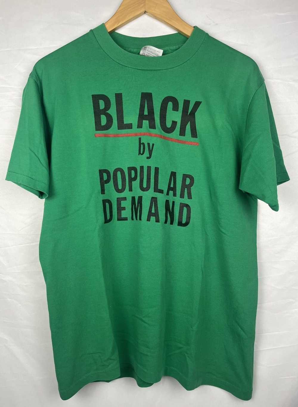Vintage Vintage 1980's 'Black By Popular Demand' … - image 1