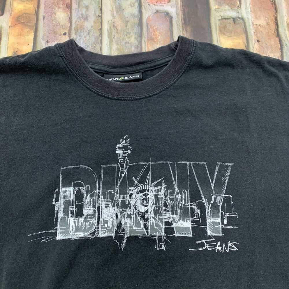 DKNY × Vintage Vintage DKNY Jeans tee - image 2