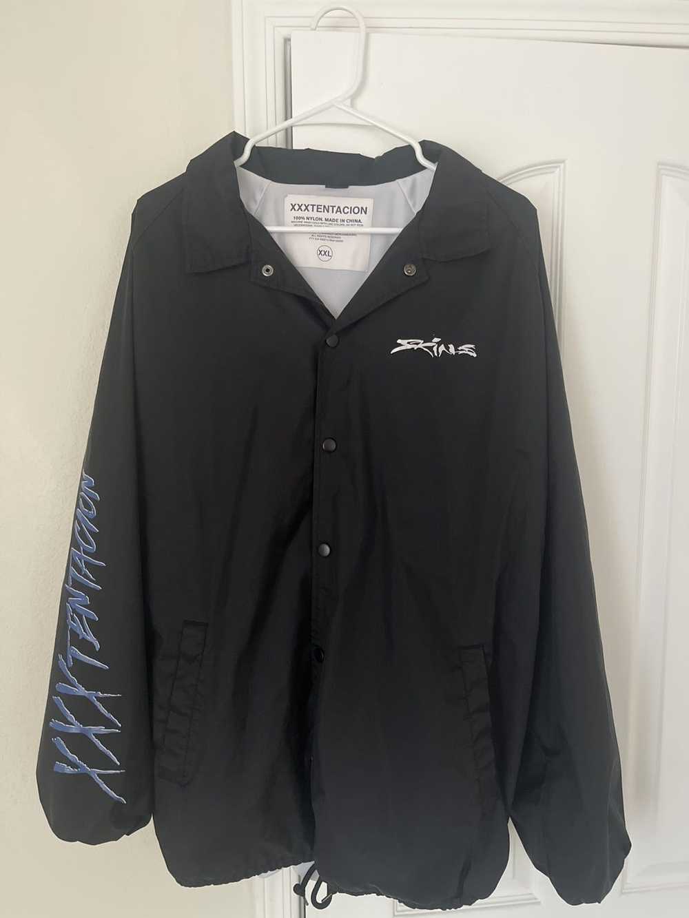 Skins deals coach jacket