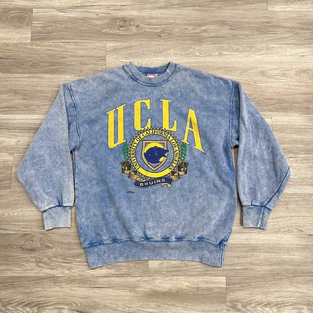 Nutmeg Vintage Nutmeg Stonewashed UCLA Sweater - image 1