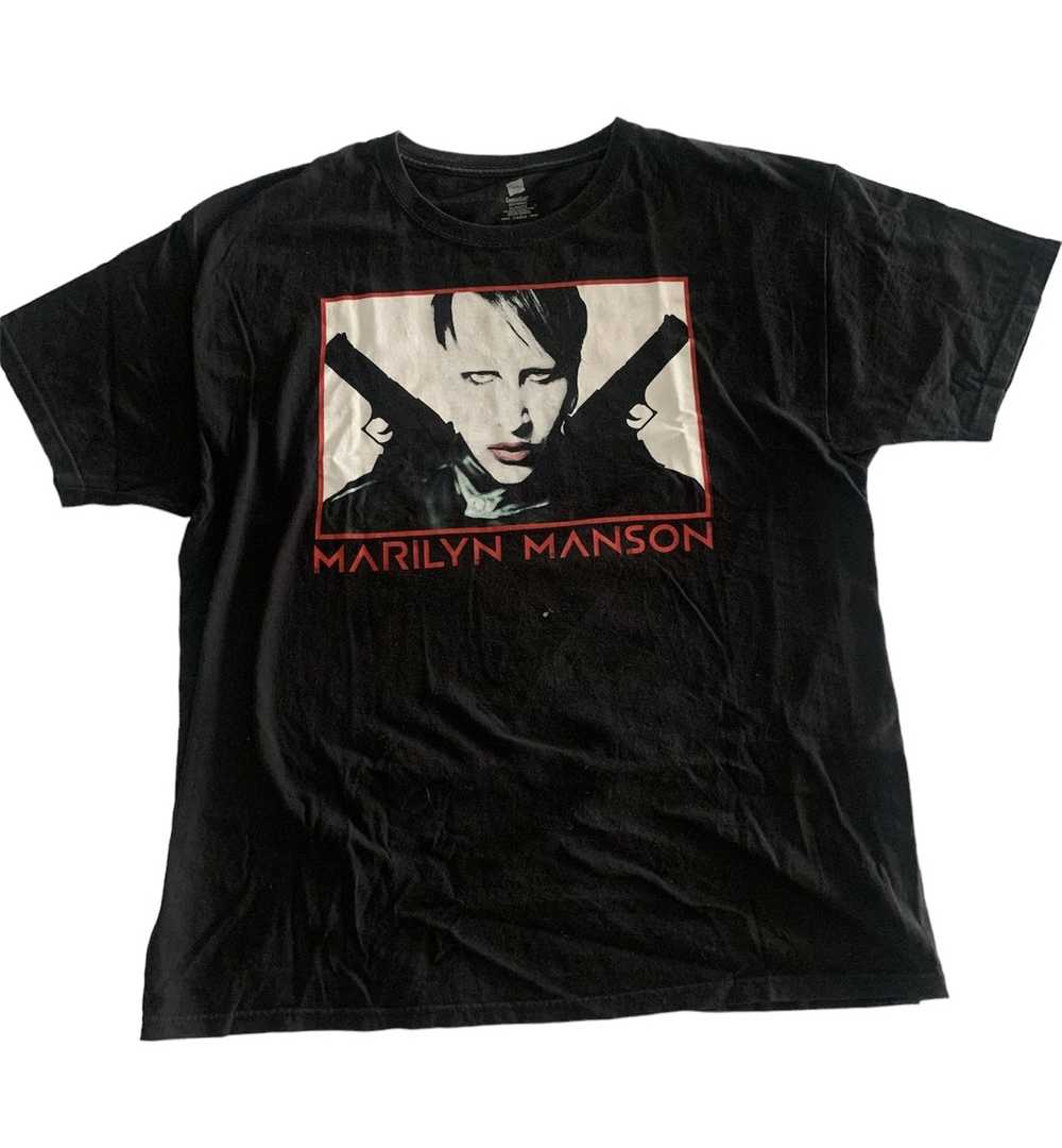 Archival Clothing × Rap Tees 2000s Marilyn Manson… - image 1