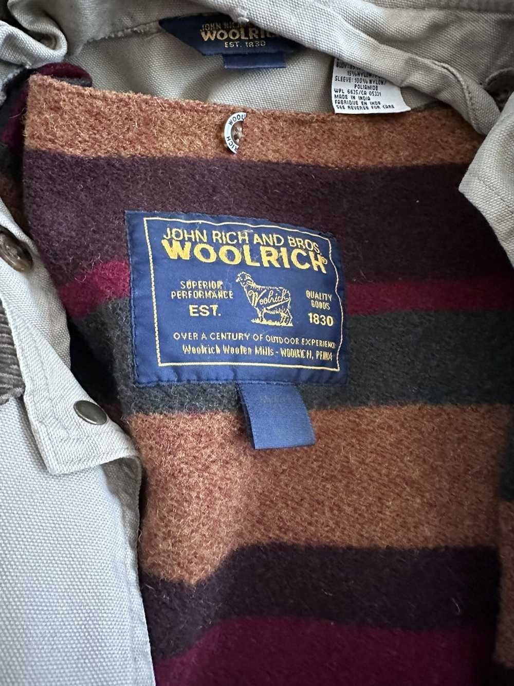 Vintage × Woolrich John Rich & Bros. John Rich an… - image 3