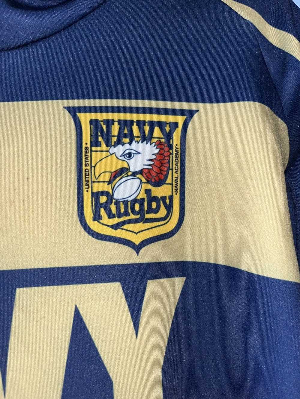 Sportswear × Streetwear Navy rugby team hoodie - image 2