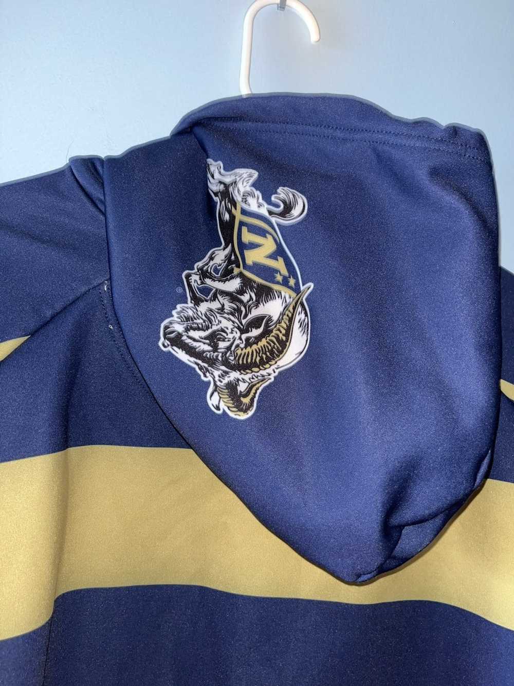 Sportswear × Streetwear Navy rugby team hoodie - image 5