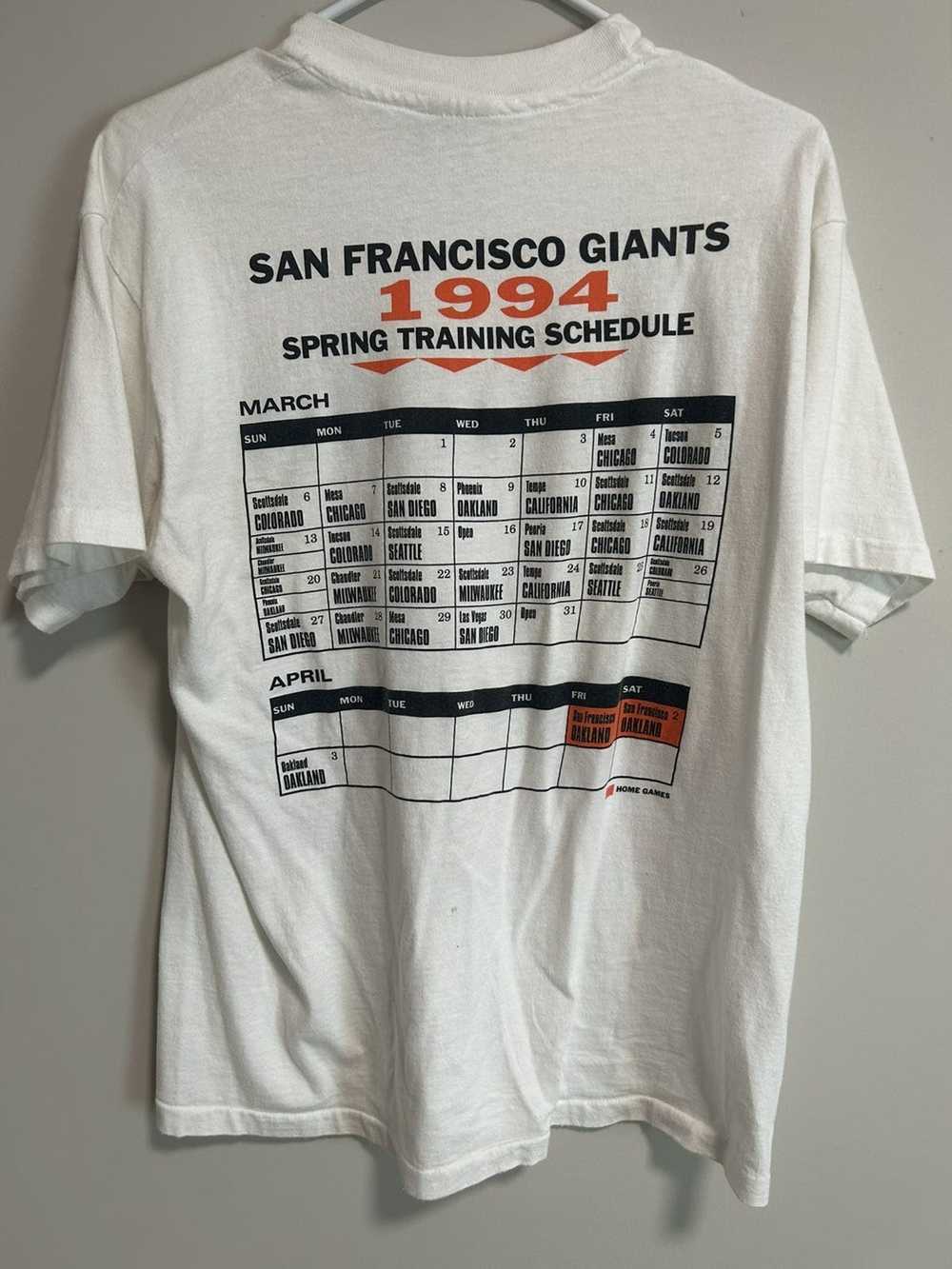 Vintage Vintage 90s Giants Baseball Tshirt - image 3