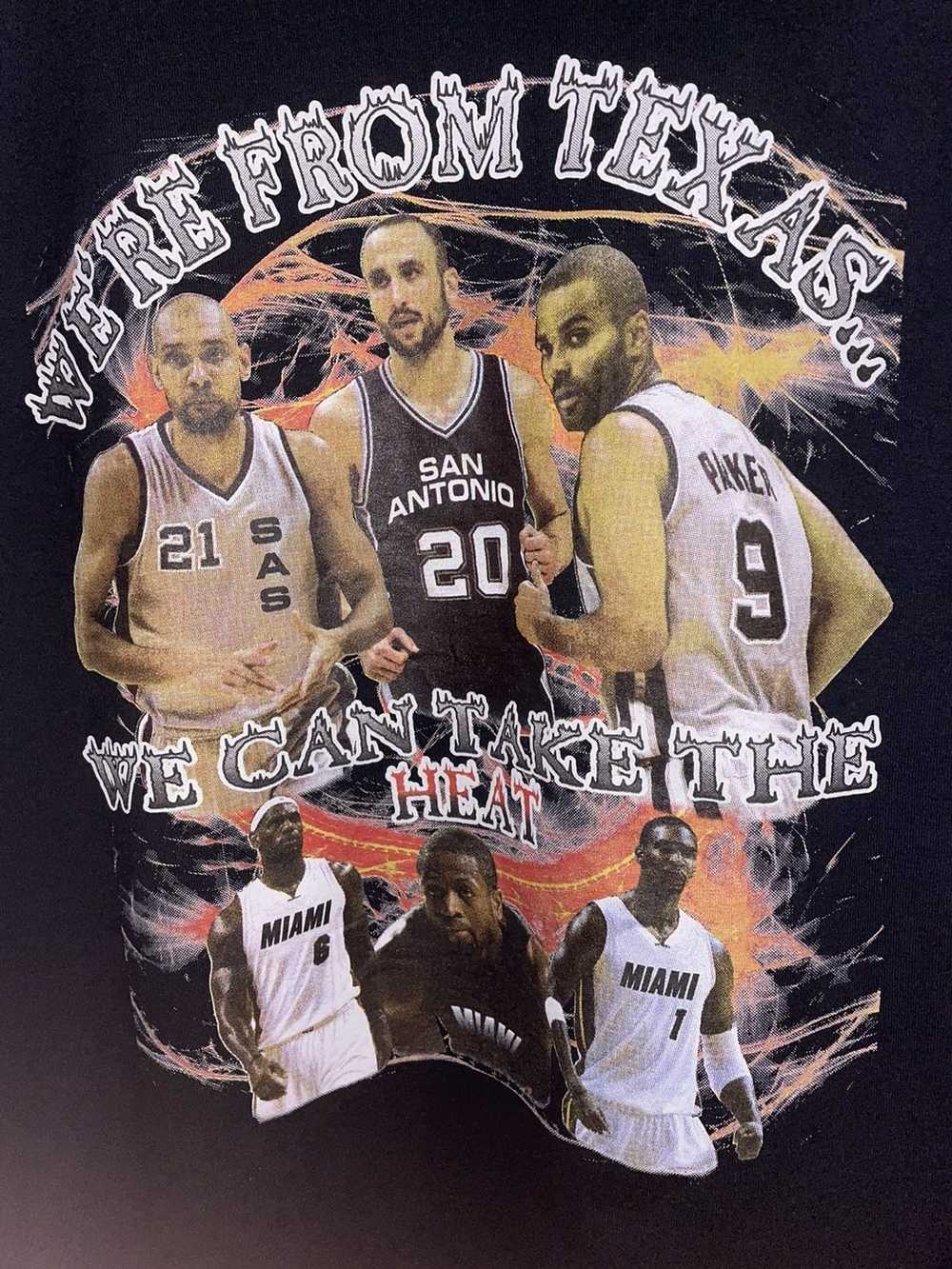 NBA × Vintage Spurs vs Heat tee - image 2