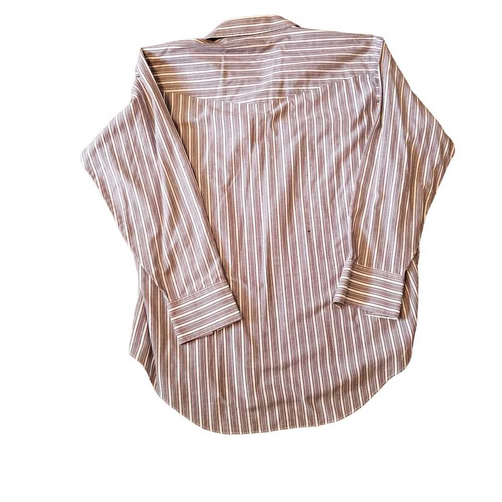 Vintage Vintage ELY Cattleman XXL Striped Snap Do… - image 2