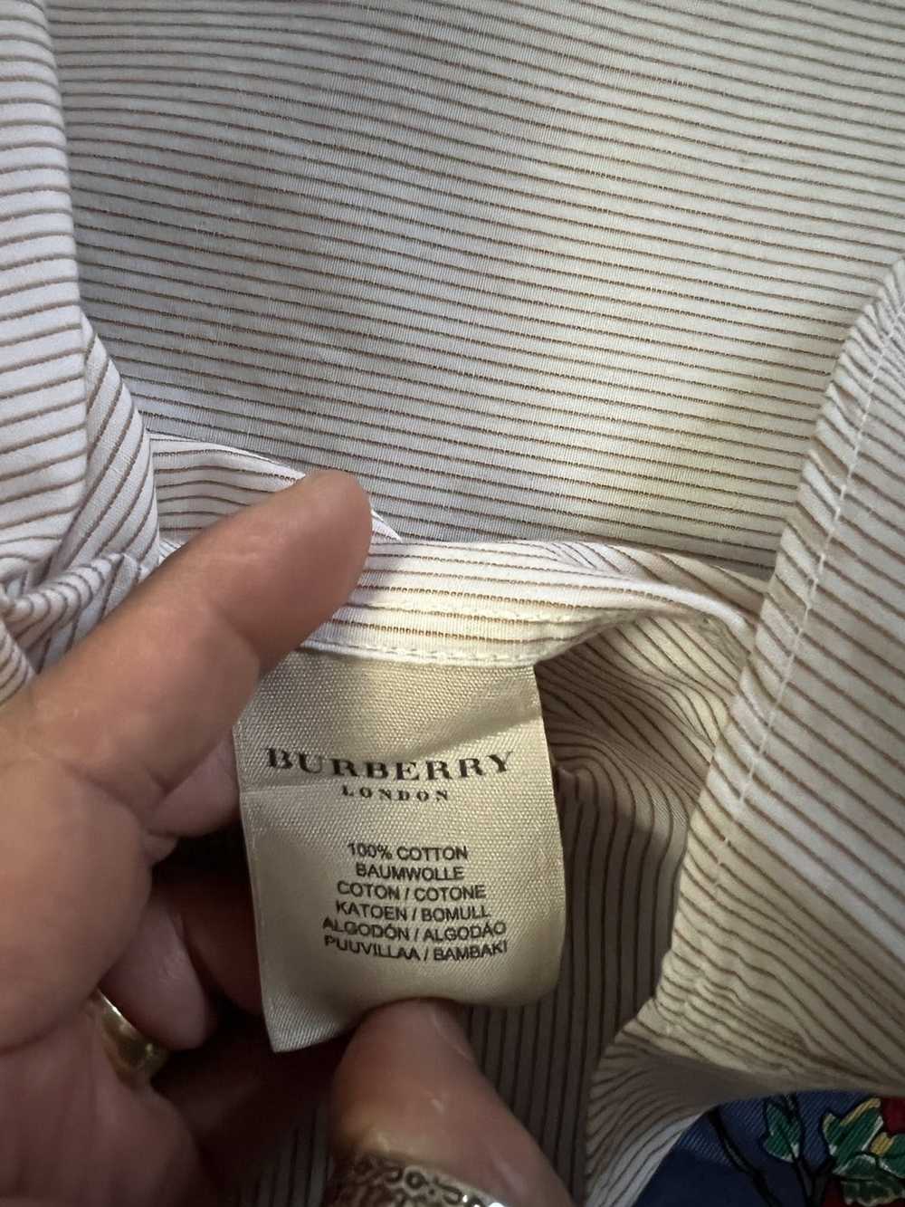 Burberry Vintage burberry polo longsleeve button … - image 2