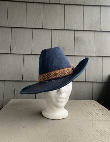 Vintage Dorfman Pacific Vintage Straw Cowboy Hat Size L/XL