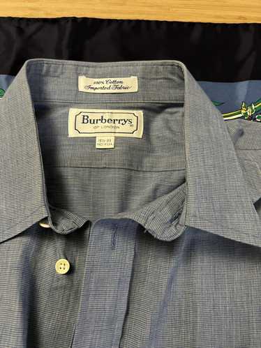 Burberry Vintage burberrys polo long sleeve button