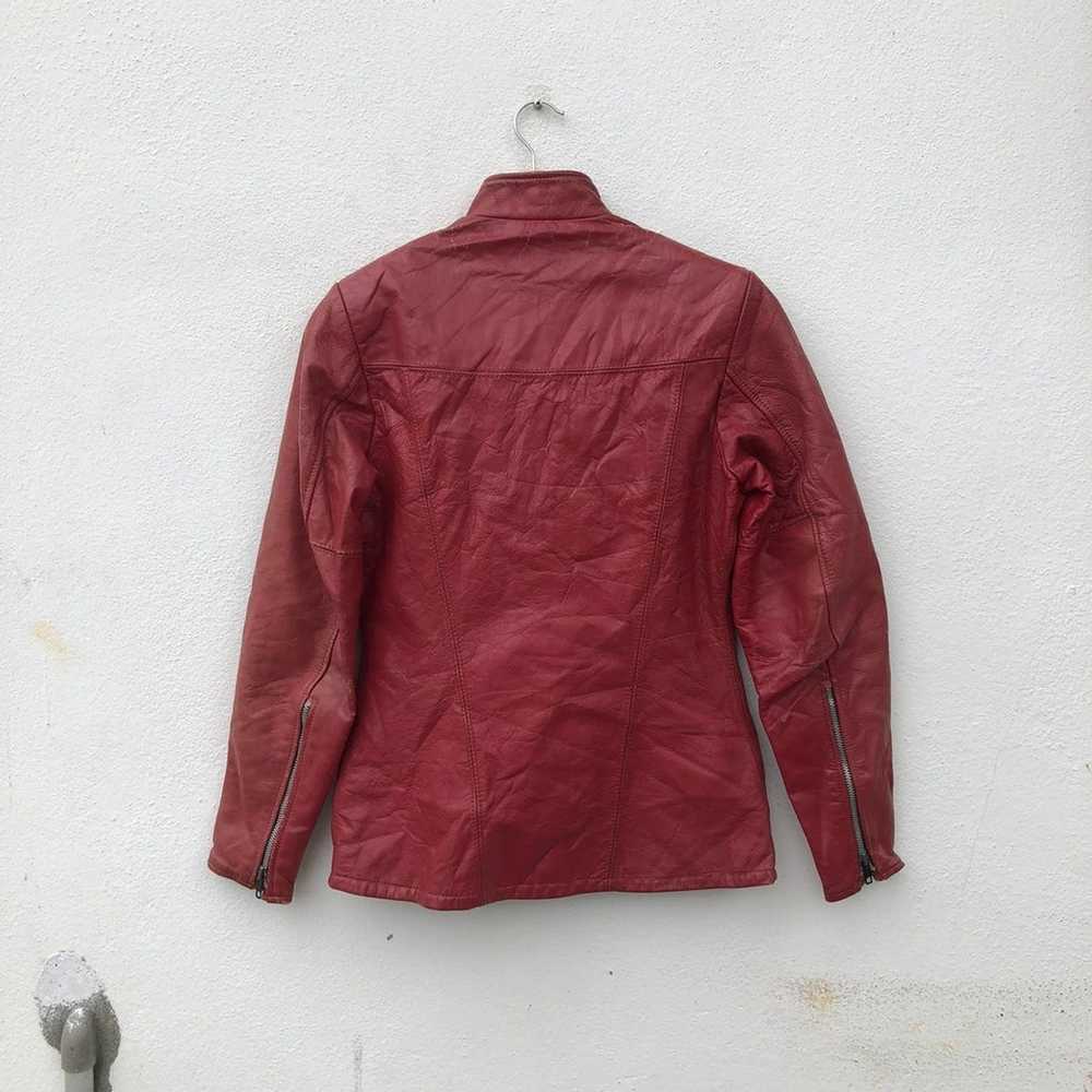 Japanese Brand × Leather Jacket BIKER LEATHER JAC… - image 10