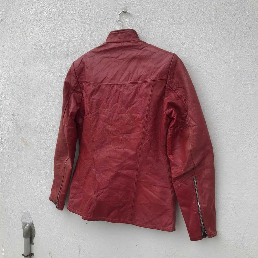 Japanese Brand × Leather Jacket BIKER LEATHER JAC… - image 11