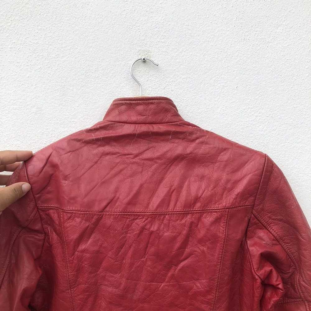 Japanese Brand × Leather Jacket BIKER LEATHER JAC… - image 12