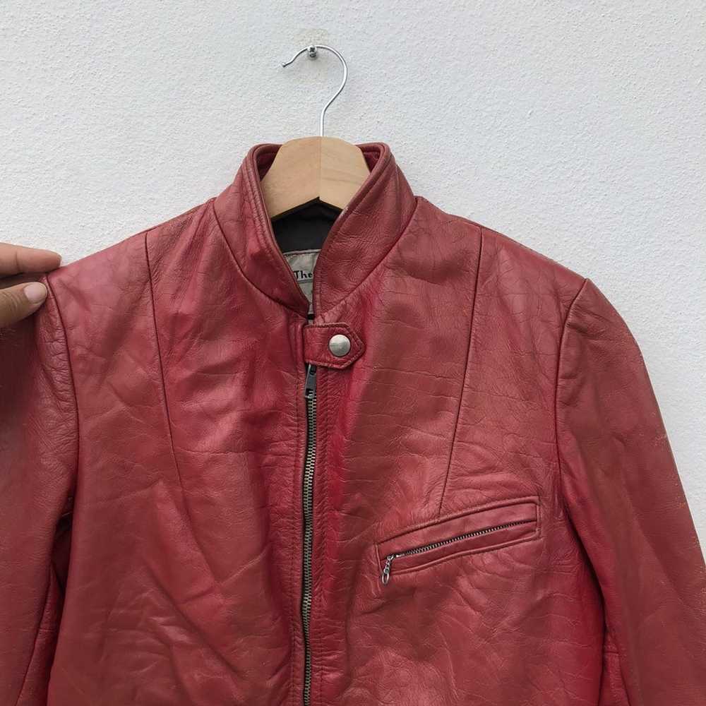 Japanese Brand × Leather Jacket BIKER LEATHER JAC… - image 6