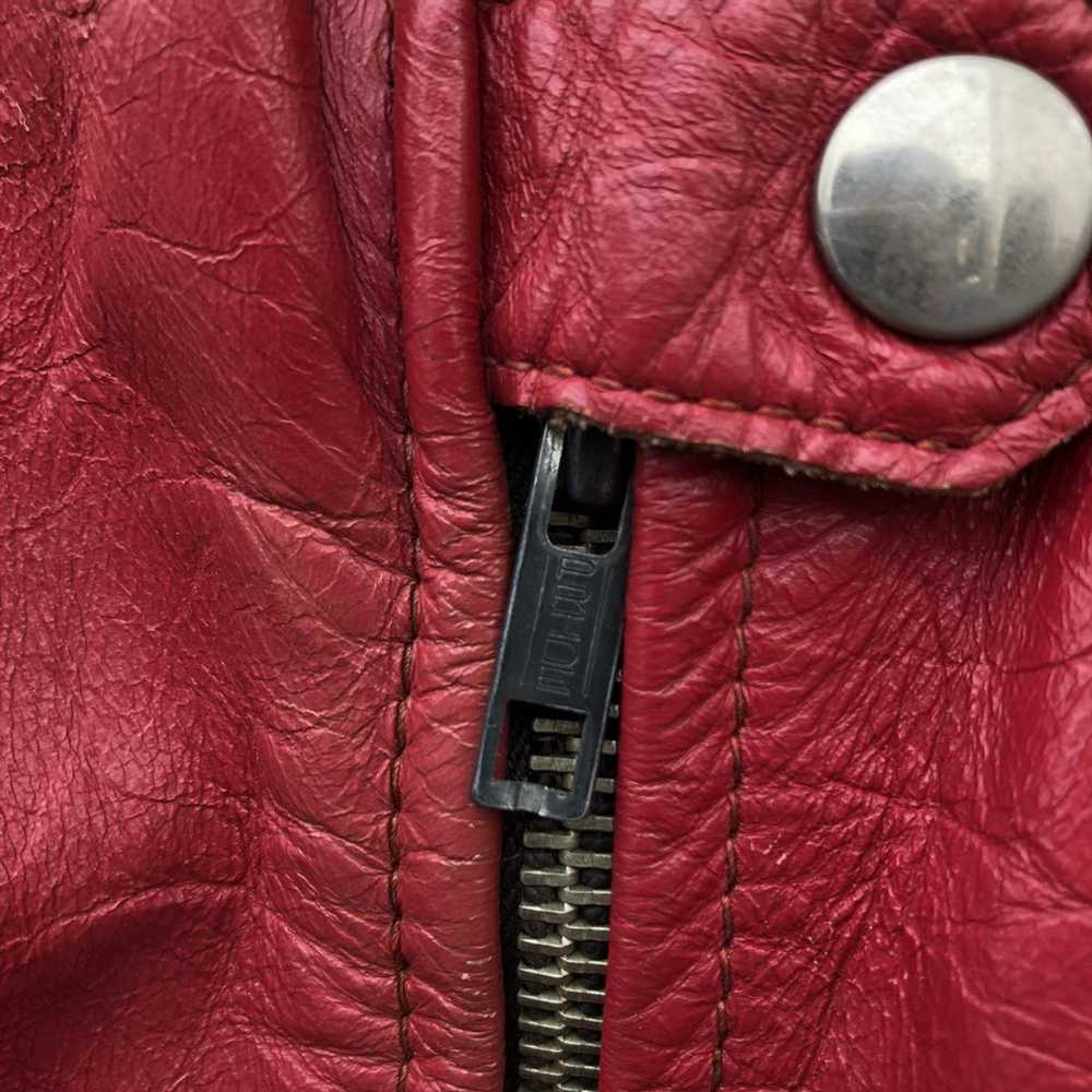Japanese Brand × Leather Jacket BIKER LEATHER JAC… - image 7