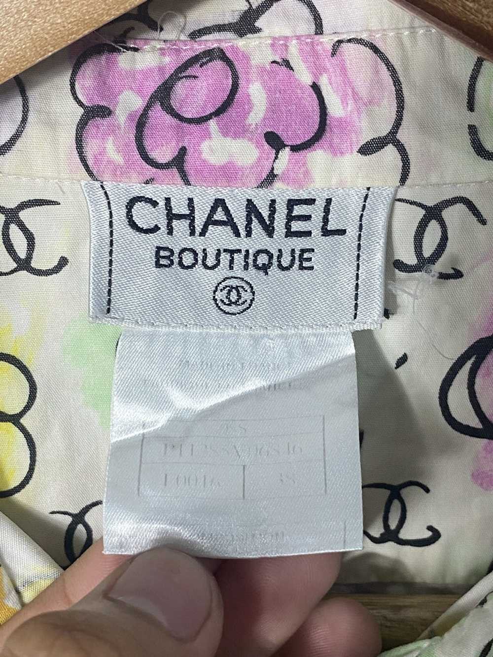Chanel Chanel SS98 - Printed Camelia Shirt - image 7