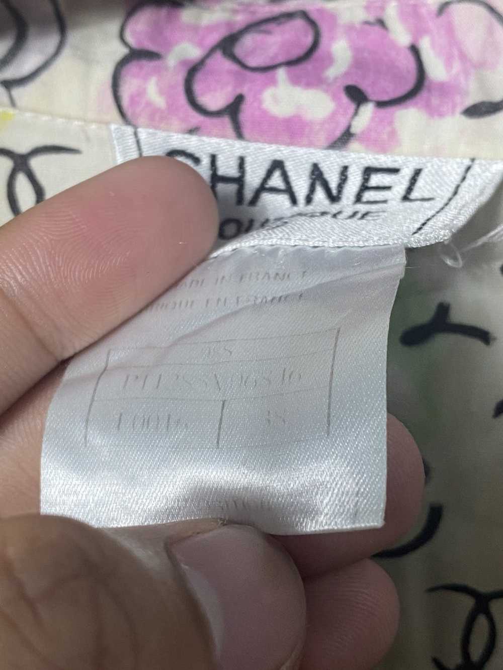 Chanel Chanel SS98 - Printed Camelia Shirt - image 8