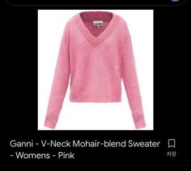 Ganni Ganni Pink Mohair Sweater - image 1