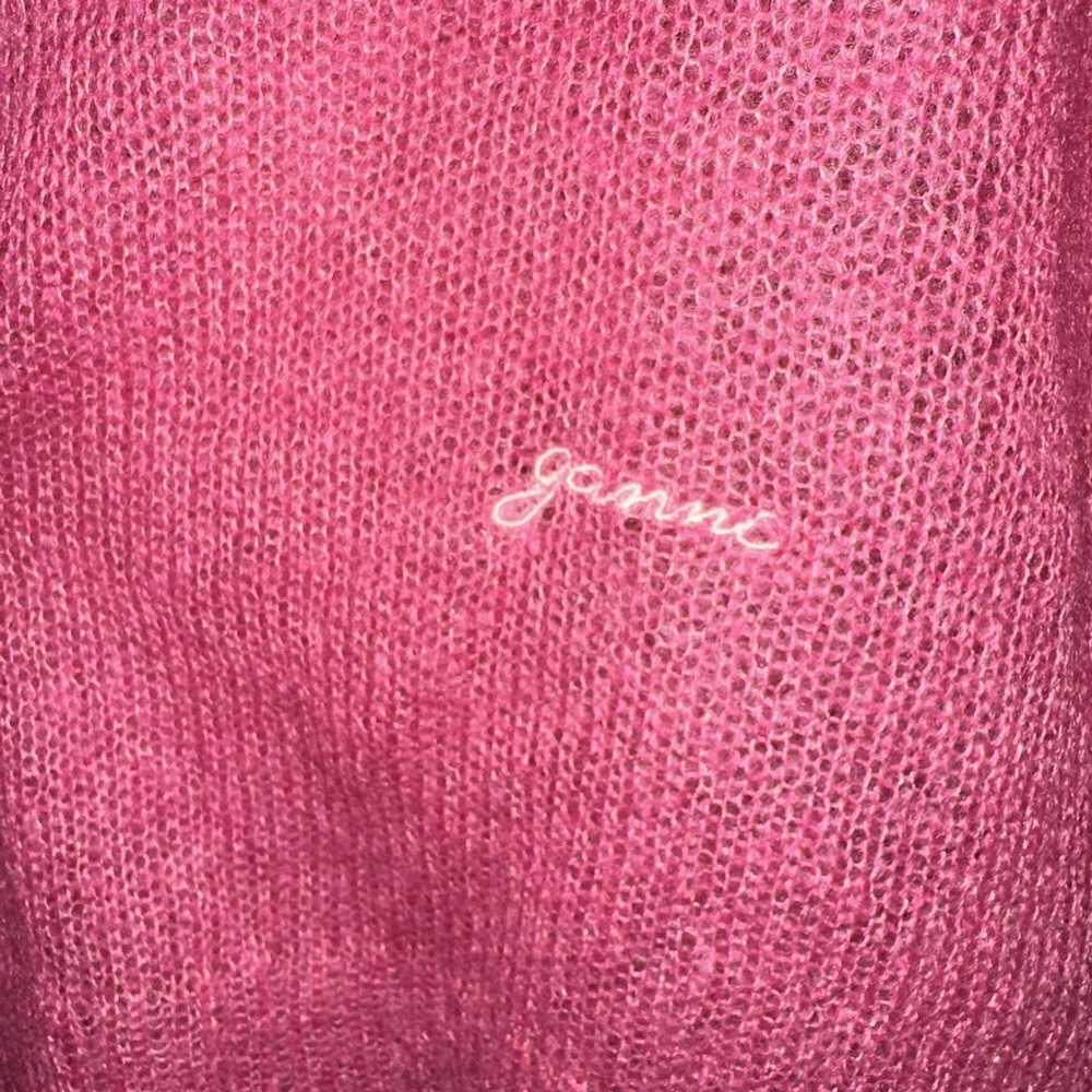 Ganni Ganni Pink Mohair Sweater - image 5
