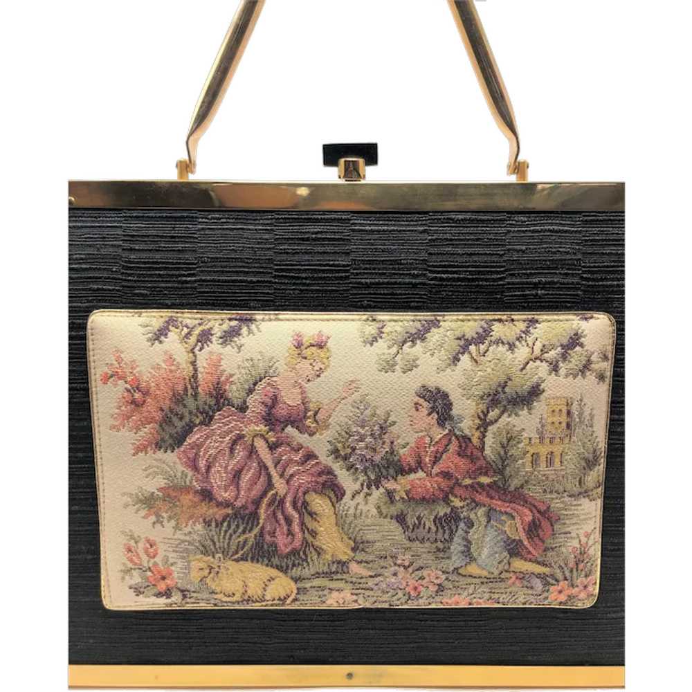 Tyrolean Tapestry Sachel Purse - image 1