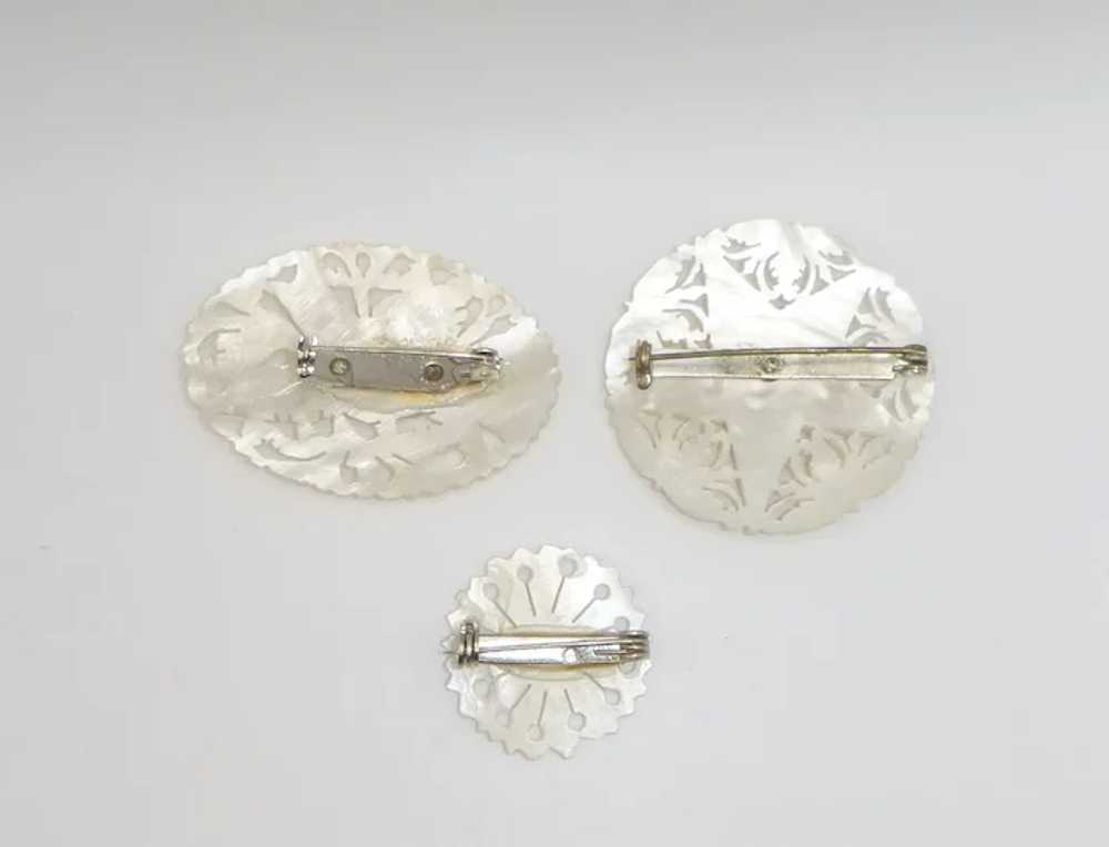 Vintage Mother of Pearl Pins - image 4