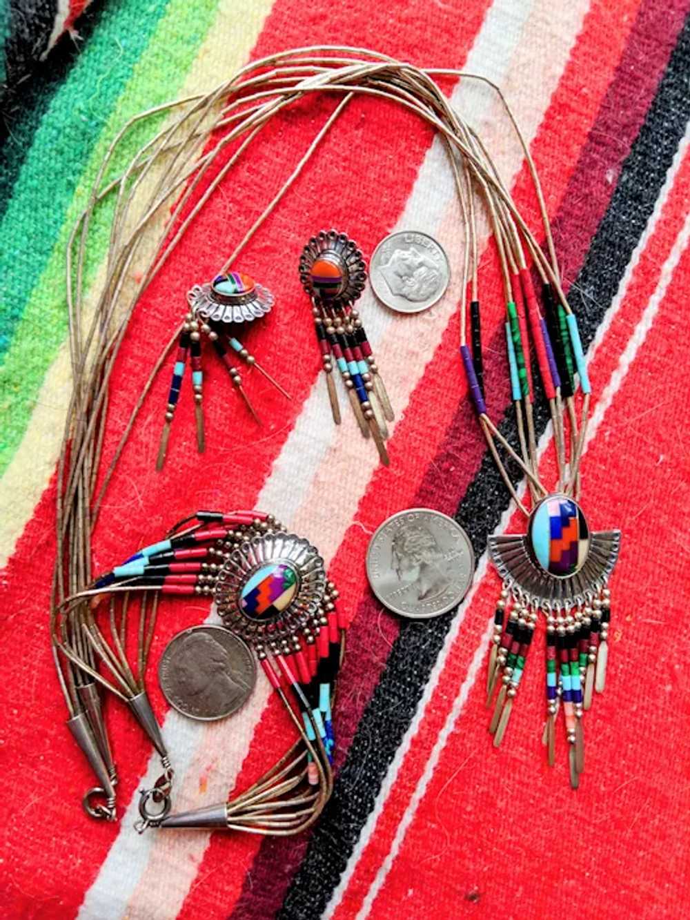 Carolyn Pollack QT 3 piece set Native American st… - image 5
