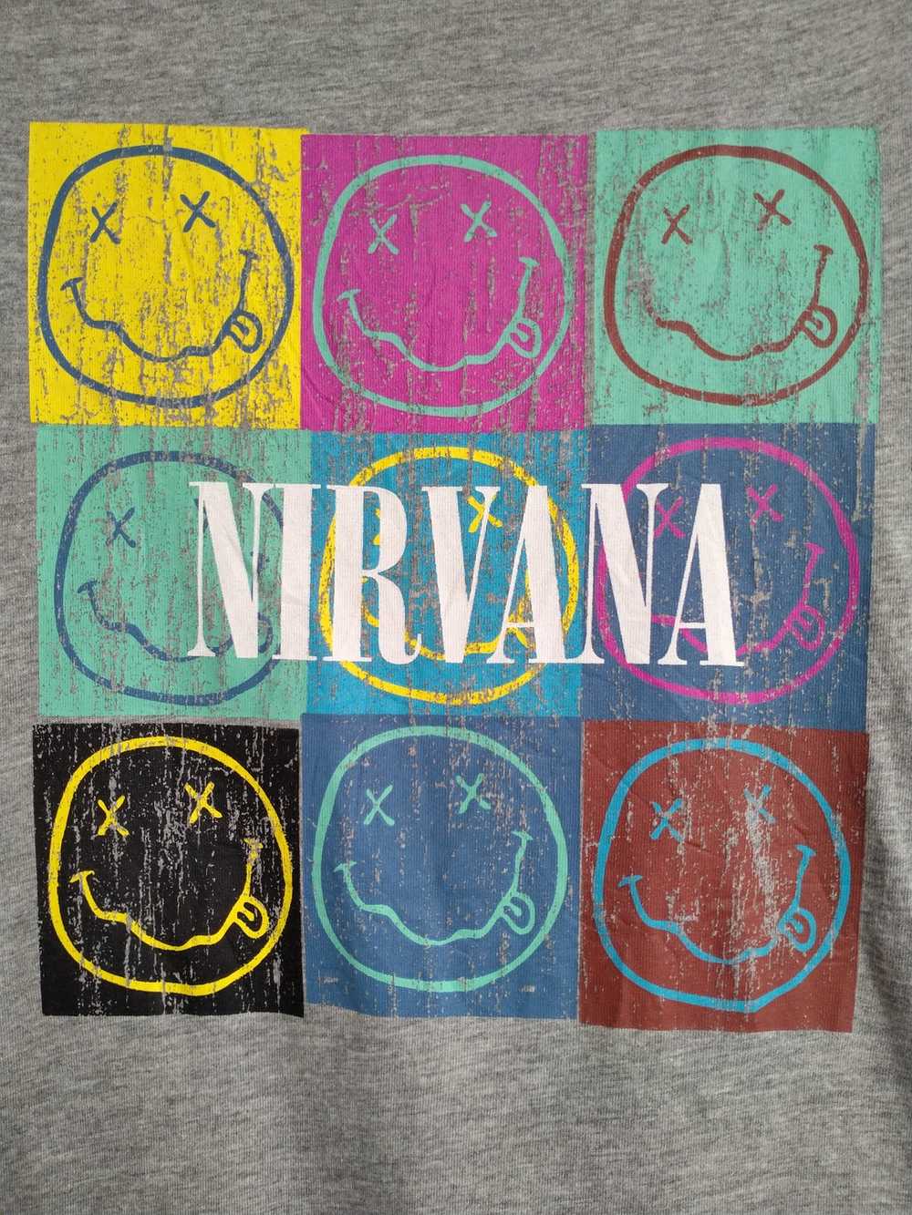 Band Tees × Japanese Brand × Nirvana Distressed B… - image 4