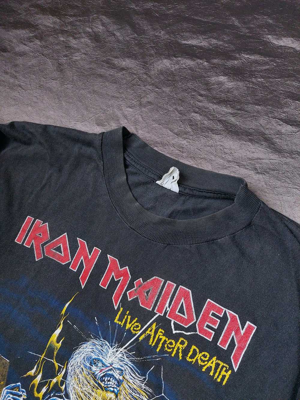 Band Tees × Iron Maiden × Vintage Vintage Y2K 198… - image 4