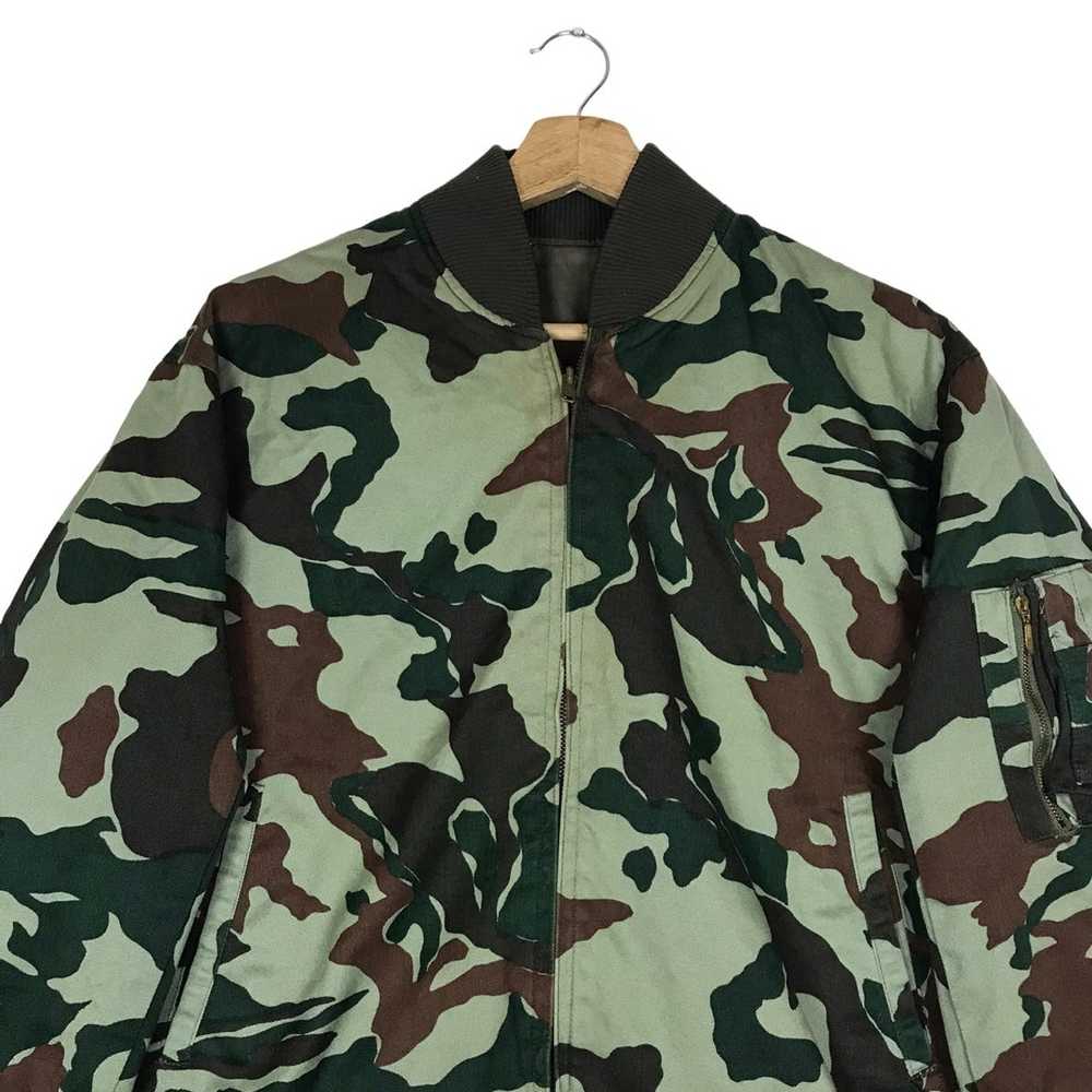 Vintage Vintage 80s Military Camouflage Reversibl… - image 2